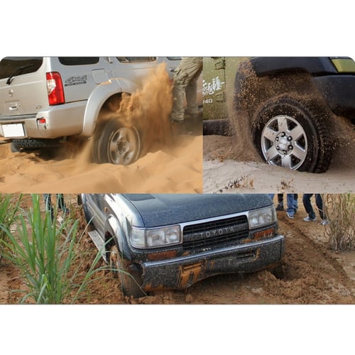 Universal Car Wheel Grip Tracks Traction Mat Non Slip Tire Mud Sand Snow 