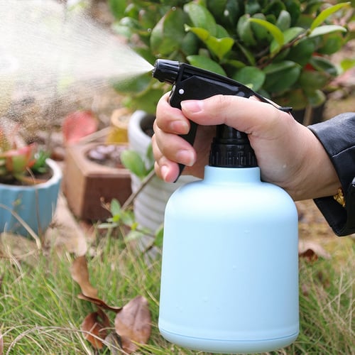 2pcs 600ml Gardening Tool Plastic Spray Bottle Home Garden Watering Can Pots 