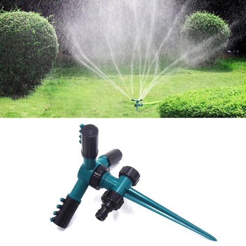 Lawn Sprinkler Automatic 360° Rotating Garden Water Sprinklers Lawn Irrigation 