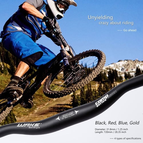 31.8*720mm MTB Road Bike Downhill Handlebar Riser rise up 35mm Biycle Handlebar 