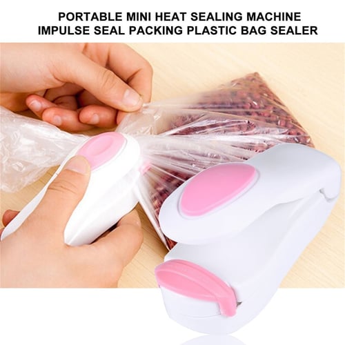 Mini Heat Sealer Sealing Machine Impulse Handheld Food Poly Bag Portable Plastic 