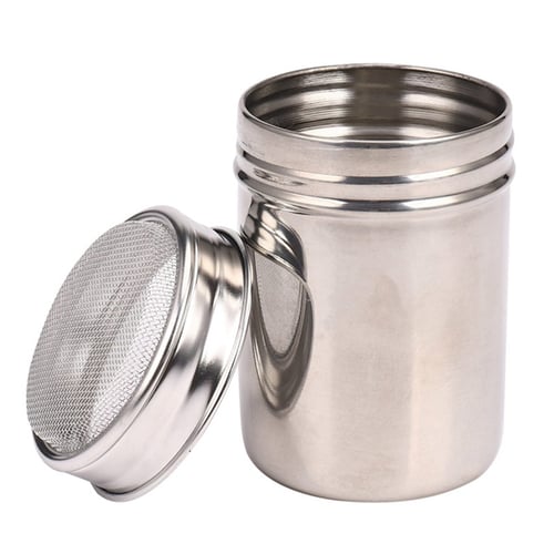 Home & Garden 1x Stainless Steel Chocolate Shaker Cocoa Flour Icing ...