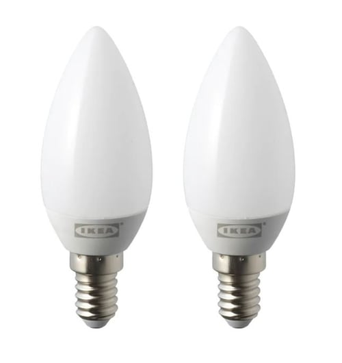Ikea Ryet Bulb Led E14 200 Lumen, Ikea Chandelier Light Bulb
