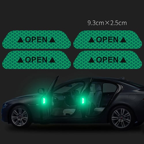 5 Colors Universal Car Door Open Sticker Reflective Tape Safety Warning Decal 5 Colors Universal Car Door Open Sticker Reflective Tape Safety Warning Decal