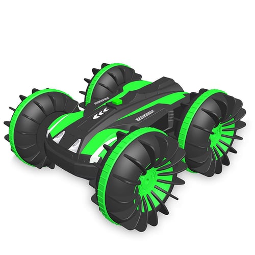 Kids RC Stunt Car Racing Truck On Water And Land 2.4GHz 4WD 360° Rotating