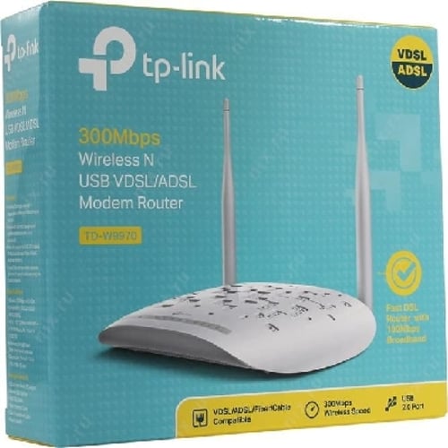 TP-Link 300Mbps Wireless N USB VDSL/ADSL Modem Router, W9970A, AYOUB  COMPUTERS