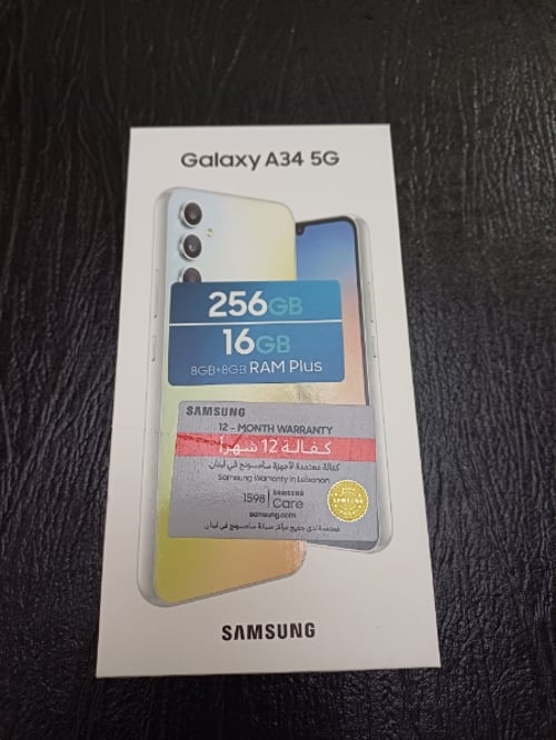 Qoo10 - Samsung A34 5G (128GB/8GB RAM)(1 Year Local Warranty