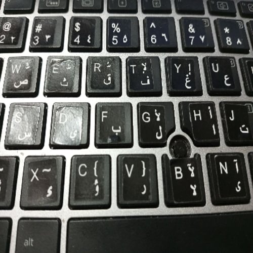 Replacement Keyboard Letter Stickers Nonslip Wear-Resistant for  Spanish/English/Russian/Deutsch/Arabic/Italian/Japanese/Korean