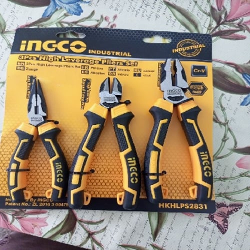 Dropship INGCO 3pcs Pliers Tool Set Wire Cutters; 8 Combination Pliers; 6  Diagonal Cutting Pliers; 6 Long Nose Pliers Side Pliers HKPS08318 to Sell  Online at a Lower Price