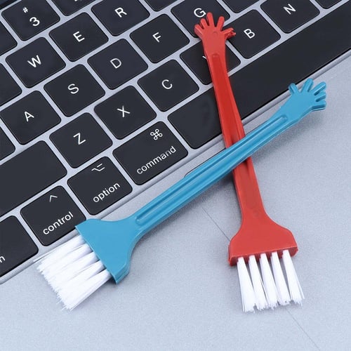 Mini Desktop Broom Cleaning Brush Sweep Tool Desk Computer Keyboard Car Air Vent 