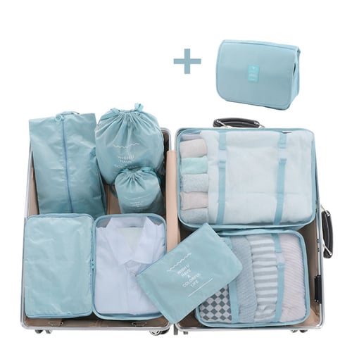 Travel Storage Bags Waterproof Clothes Packing-Cube Luggage Organizer 5 Pcs/Set 