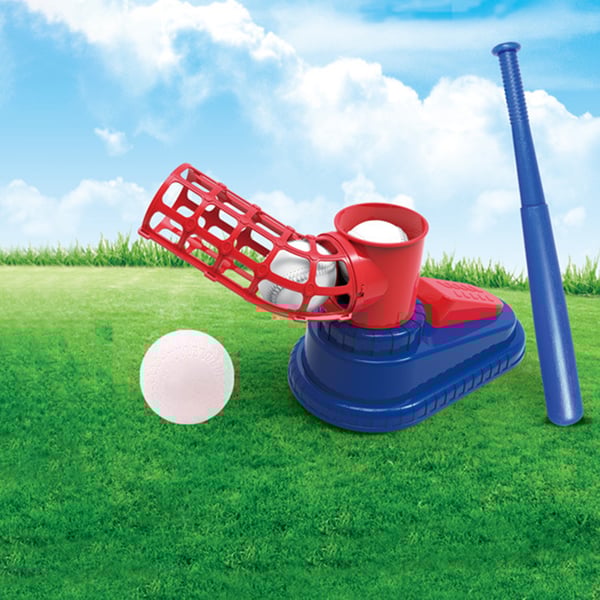 Pitching Machine Automatic Ball Feeder Retractable Stick Portable