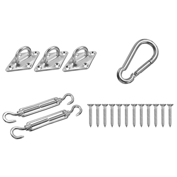 Stainless Steel Rhombus Buckle Snap Hook Turnbuckle Awning Installation Kit Set buy Stainless