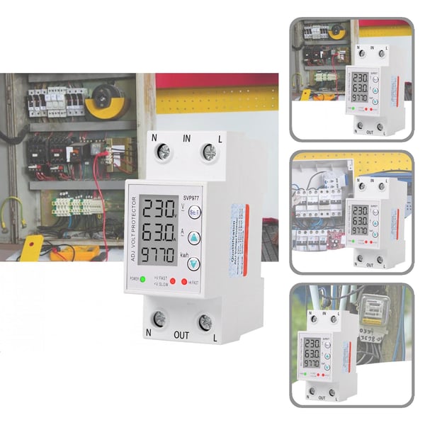 SVP977 230V Automatic Useful Automatic Over Under Voltage Protector