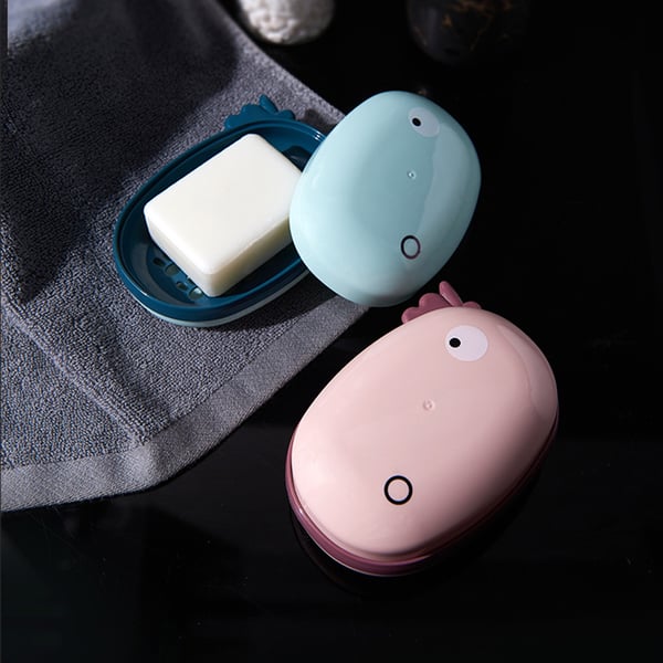 Soap Box Drainable PP Cartoon Waterproof Soap Case Container with Lid for  Bathroom - buy Soap Box Drainable PP Cartoon Waterproof Soap Case Container  with Lid for Bathroom: prices, reviews | Zoodmall