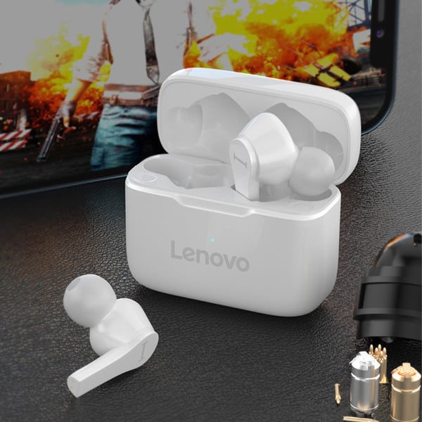 2Pcs for Lenovo QT82 Wireless Earbuds Touch Control Stereo In-ear Mini True  Wireless Stereo Bluetooth-compatible Earphones with Mic for Home - buy 2Pcs  for Lenovo QT82 Wireless Earbuds Touch Control Stereo In-ear