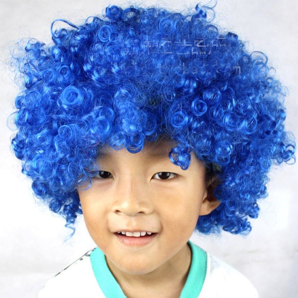 Party Disco Funny Afro Clown Hair Football Fan-Kids Afro Masquerade Hair  Wig - buy Party Disco Funny Afro Clown Hair Football Fan-Kids Afro  Masquerade Hair Wig: prices, reviews | Zoodmall