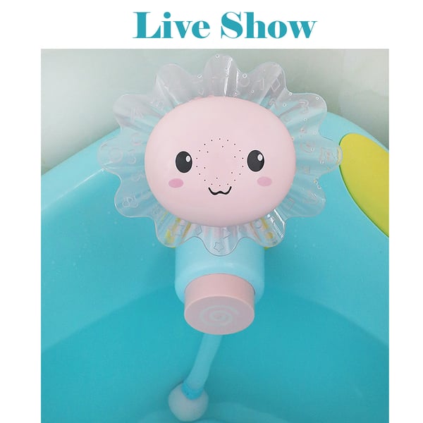 Baby Bath Toys Water Game Sun Flower Faucet Electric Shower Spray Kids  Bathroom - buy Baby Bath Toys Water Game Sun Flower Faucet Electric Shower  Spray Kids Bathroom: prices, reviews | Zoodmall