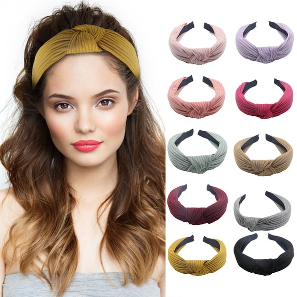 10 Pieces Headbands For Women Hair Accessories Padded Wide Cloth Hair Band  Buy 10 Pieces Headbands For Women Hair Accessories Padded Wide Cloth Hair  Band: Prices, Reviews Zoodmall | Women's Fashion Retro