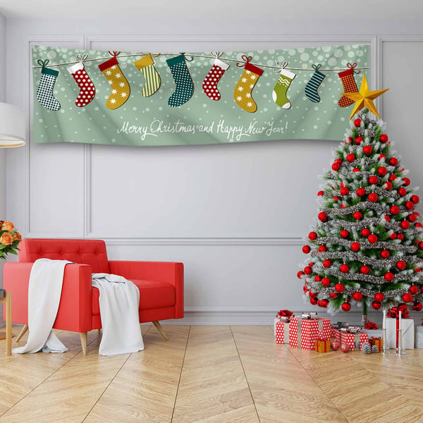 Banner decoration background cloth for store merchandise discounts for  Christmas - buy Banner decoration background cloth for store merchandise  discounts for Christmas: prices, reviews | Zoodmall