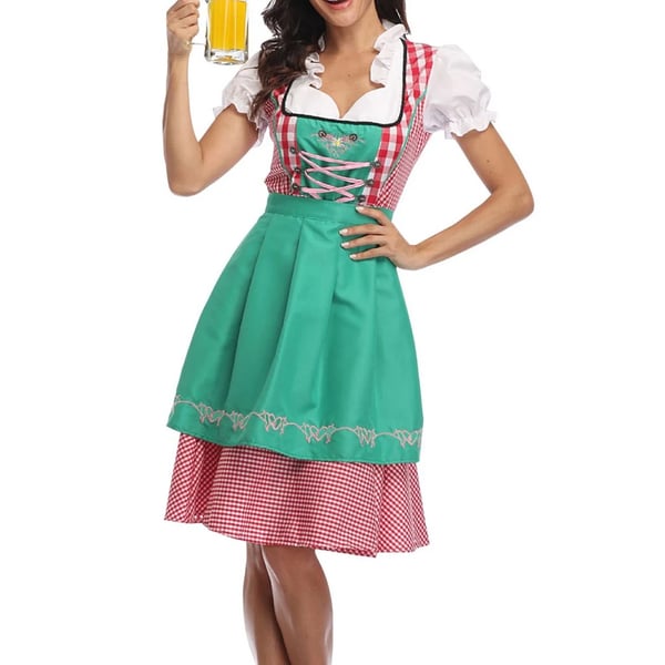 Oktoberfest Dirndl Dress Cosplay Costume Germany Beer Maid Tavern Wench Waitress  Outfit Carnival Halloween Fancy Party Dress Lazada PH | Carnival  Oktoberfest Dirndl Costume Germany Beer Maid Tavern Wench Waitress Outfit  Cosplay