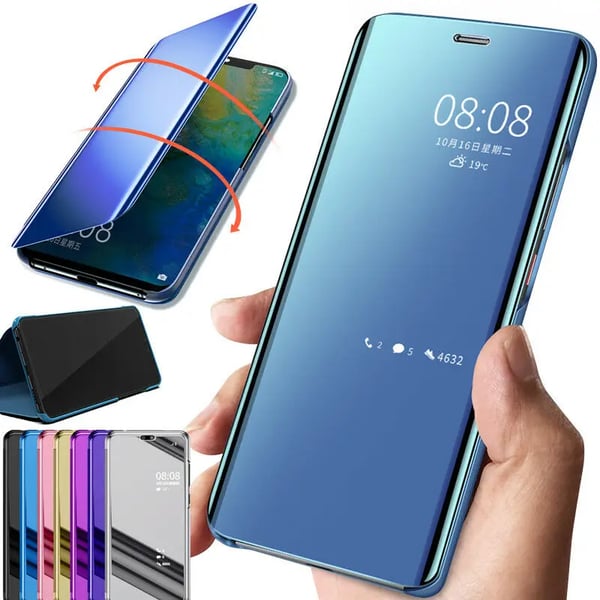 Real Me X2 Pro Case Smart Mirror Flip Cover For Oppo Realme Xt X Lite Light Realmi 5 Pro 5i Stand Phone Coque Fundas Shell Capas Buy Real Me X2 Pro