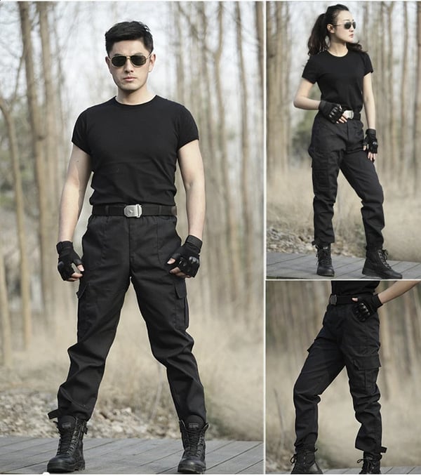 black tactical pants men