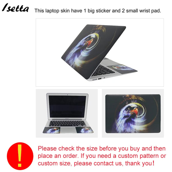 custom size laptop skins