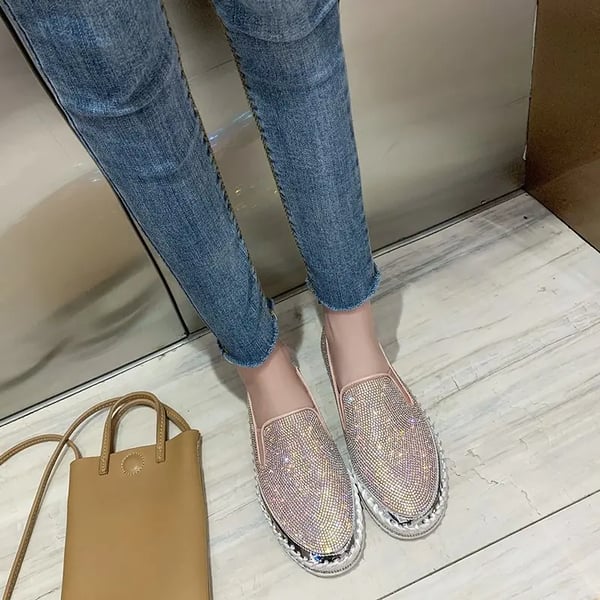 prada crystal flats