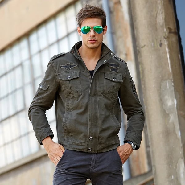 Spring And Summer Men's Jackets Solid Cotton Casual Coat Men Army Military  Khaki Jacket Plus Size M-5XL #A… Mens Summer Jackets, Mens Jackets, Jackets  Men Fashion | Spring New Men's Casual Cotton