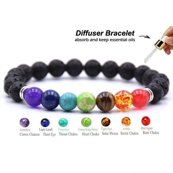 essential oil bracelet lava rock