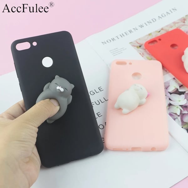 cowboy achter Hoes Squishy 3D Toys Phone Cat Case For Huawei P8 Lite 2017 P9 P10 P20 Pro P30  P40 P Smart Plus 2019 Z Cover Funny Foot Soft Case - sotib olish Squishy 3D