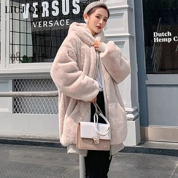 short faux fur coat womens