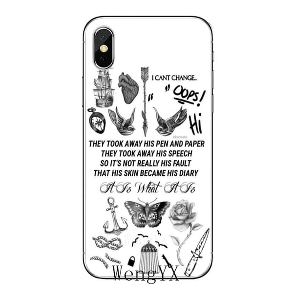 Larry Stylinson Tattoos One Direction soft Phone Case For Huawei P30 P20  Pro P10 P9 P8 Lite Y5 Y6 Y7 Y9 P Smart Plus 2018 2019 - buy Larry Stylinson  Tattoos One