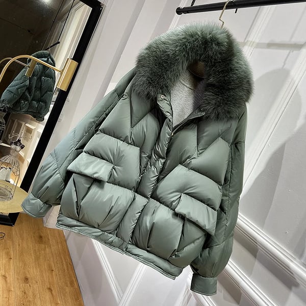 ladies duck down puffer jackets