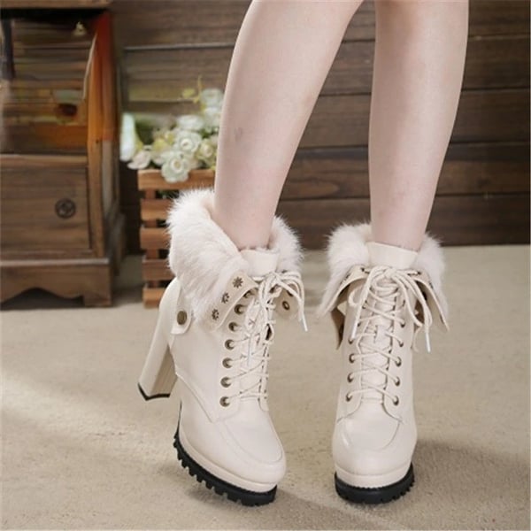 lace up winter ankle boots