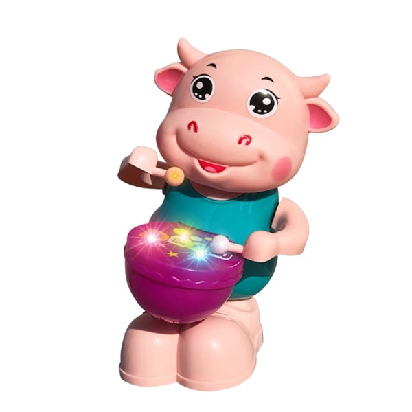 Baby Cute Dancing Cow Electric Drum Sound Light Sing Cartoon Robot  Children's Electric Toys Parent-Child Game Gifts Kid - buy Baby Cute  Dancing Cow Electric Drum Sound Light Sing Cartoon Robot Children's