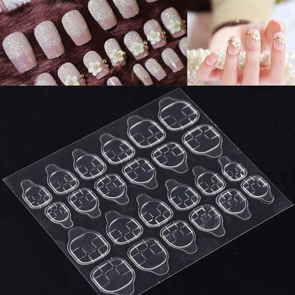 Double Sided Adhesive Glue Tapes Nail Art Tabs Clear Manicure for Fake Nails  Tip - buy Double Sided Adhesive Glue Tapes Nail Art Tabs Clear Manicure for Fake  Nails Tip: prices, reviews |