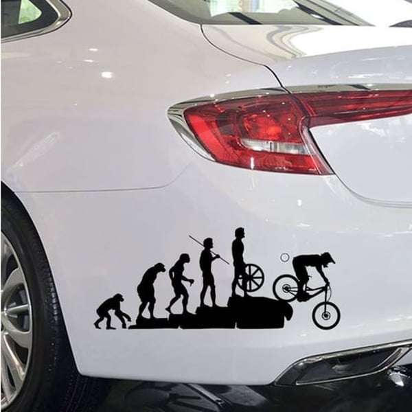 Funny Human Evolution MTB Bike Car Vehicle Reflective Decals Sticker  Decoration - buy Funny Human Evolution MTB Bike Car Vehicle Reflective  Decals Sticker Decoration: prices, reviews | Zoodmall
