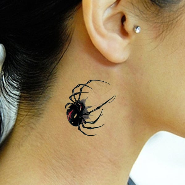 Spider Pattern Removable Waterproof Body Art Temporary Tattoo Sticker Decal  - buy Spider Pattern Removable Waterproof Body Art Temporary Tattoo Sticker  Decal: prices, reviews | Zoodmall
