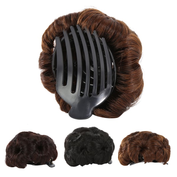 Wavy Curly Synthetic Hair Bun Cover Hairpiece Clip Wig Scrunchie Hair  Extensions - buy Wavy Curly Synthetic Hair Bun Cover Hairpiece Clip Wig  Scrunchie Hair Extensions: prices, reviews | Zoodmall
