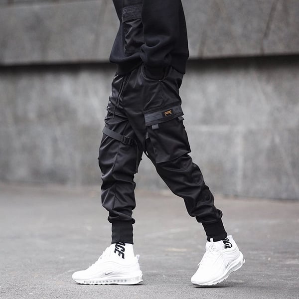 Streetwear Cargo Pants Men Harem Joggers Multi Pockets Hip Hop Harajuku  Sweatpant Fashion Casual Black Trousers Ropa Hombre - buy Streetwear Cargo  Pants Men Harem Joggers Multi Pockets Hip Hop Harajuku Sweatpant