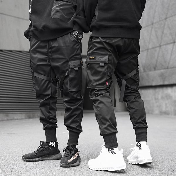 Streetwear Cargo Pants Men Harem Joggers Multi Pockets Hip Hop Harajuku  Sweatpant Fashion Casual Black Trousers Ropa Hombre - buy Streetwear Cargo  Pants Men Harem Joggers Multi Pockets Hip Hop Harajuku Sweatpant