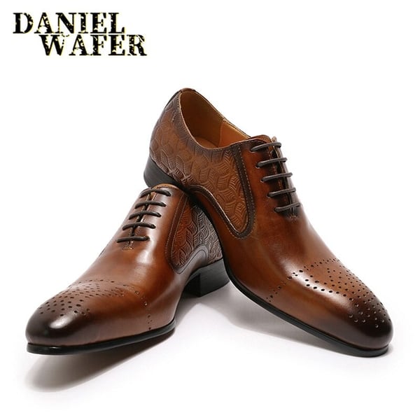 2020 Fashion Men Dress Shoes Leather Oxfords Luxury Italian Shoes Black  Brown Lace Up Wedding Office Business Formal Men Shoes - buy 2020 Fashion  Men Dress Shoes Leather Oxfords Luxury Italian Shoes