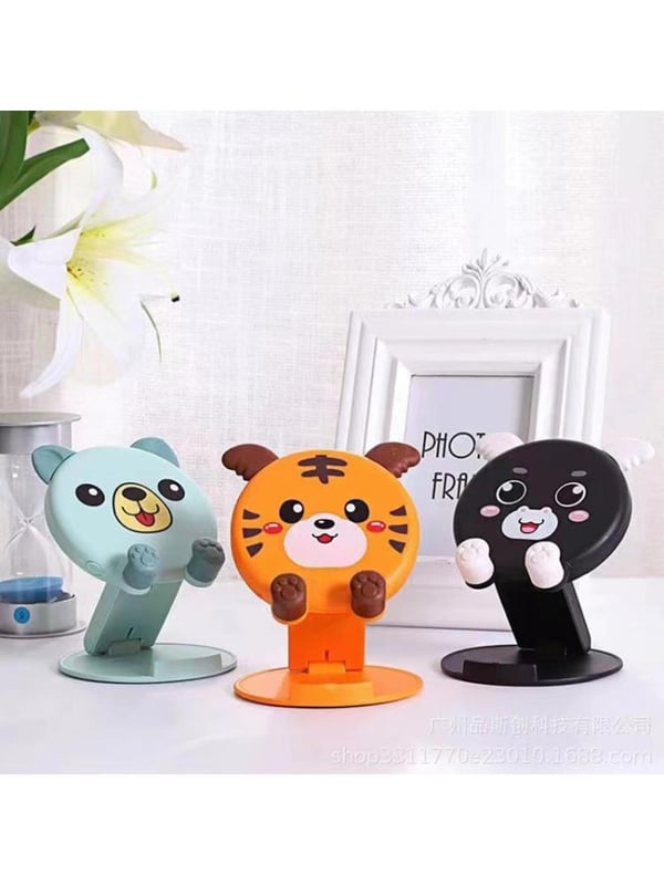 Cute Foldable Cartoon Phone Holder for Travel Home Office Freeing Hands  when Cooking Working Gaming Lightweight - sotib olish Cute Foldable Cartoon  Phone Holder for Travel Home Office Freeing Hands when Cooking