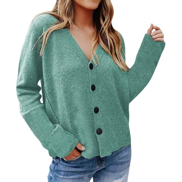 323 Womens Long Sleeve Loose Knit Cable Open Front Button Down Cardigan  Sweater Outerwear Coat With Pockets - buy 323 Womens Long Sleeve Loose Knit  Cable Open Front Button Down Cardigan Sweater