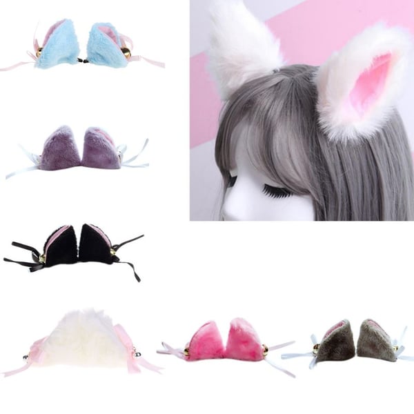 Japanese Anime Cute Fox Cat Ears Hairpin Women Girls Halloween Party  Cosplay Alligator Hairgrip Lolita Costume Hair Accessories - buy Japanese  Anime Cute Fox Cat Ears Hairpin Women Girls Halloween Party Cosplay