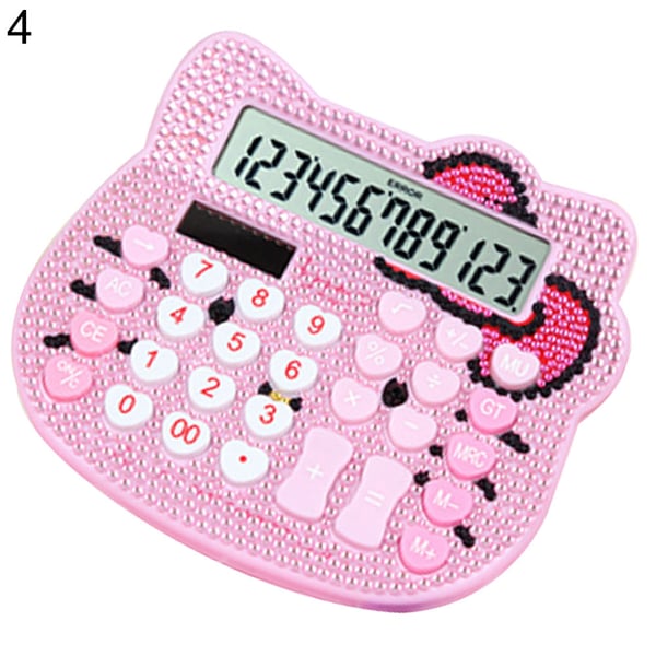 Lovely Cartoon Hello Kitty Rhinestone Solar Calculator School Office  Supplies - buy Lovely Cartoon Hello Kitty Rhinestone Solar Calculator School  Office Supplies: prices, reviews | Zoodmall