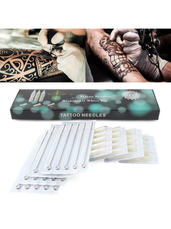 Disposable Tattoo Needles and Plastic White Tips Set for Machine Grip Tube  Tools - buy Disposable Tattoo Needles and Plastic White Tips Set for  Machine Grip Tube Tools: prices, reviews | Zoodmall