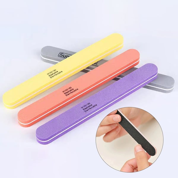 Fingernail File Trim Nails Excellent Smooth Finish Double Sided Nail File  Tool Practical Nail Supplies - buy Fingernail File Trim Nails Excellent  Smooth Finish Double Sided Nail File Tool Practical Nail Supplies: